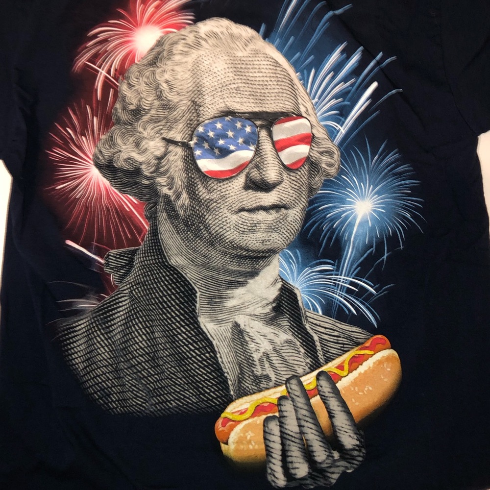 American Tee with George Washington